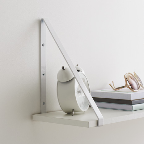 Équerre blanche "Clever" H. 280 mm x L. 20 mm x P. 200 mm - FORM - Form - Brico Dépôt