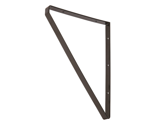 Équerre noire "Clever" - H. 280 mm x L. 20 mm x P. 200 mm - Form - Brico Dépôt