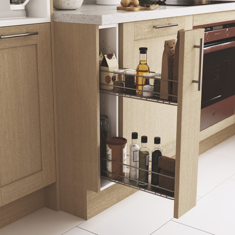 Rangement coulissant 2 niveaux pour meuble bas 15cm - Cooke and Lewis - Brico Dépôt