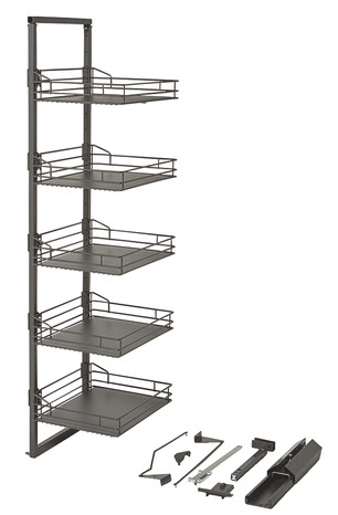 Rangement coulissant 5 niveaux pour colonne de cuisine 60cm - Cooke and Lewis - Brico Dépôt