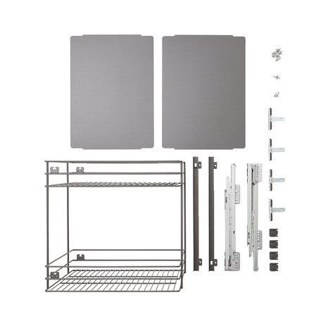 Rangement coulissant 2 niveaux pour meuble bas 40cm - Cooke and Lewis - Brico Dépôt