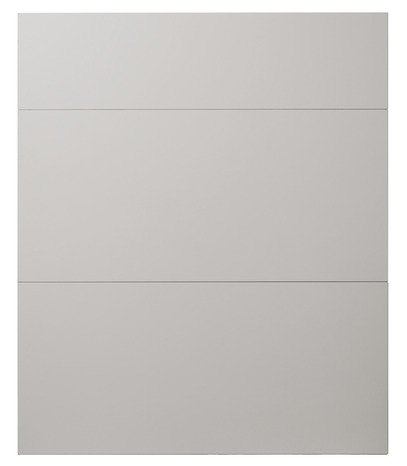 Façade 1 tiroir + 2 casseroliers 60cm "Adèle" gris mat - L. 59.7 x H. 71.5cm - Cooke and Lewis - Brico Dépôt