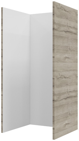 Côté de remplacement 1/2 colonne "Pachira" bois - l.57 x H.135 cm - GoodHome - Brico Dépôt