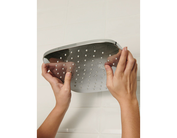 Pomme de tête carré "Teesta" 25 x25 cm - GoodHome - Brico Dépôt