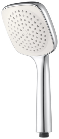 Douchette chromé/blanc "Teesta" - 1 jet - GoodHome - Brico Dépôt