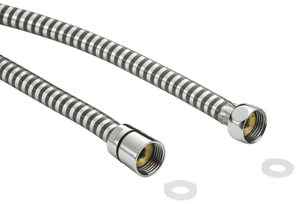 Flexible de douche gris/argent en PVC - 1,5 m - GoodHome - Brico Dépôt