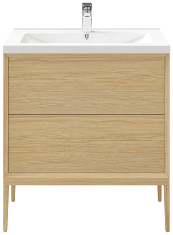 Base 4 pieds pour meuble de salle de bains Avela L.80 cm - GoodHome - Brico Dépôt