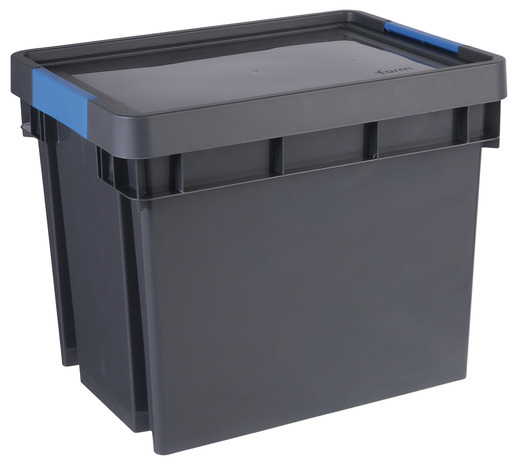 Bac de rangement gris 24 L "Xago" - Form - Brico Dépôt