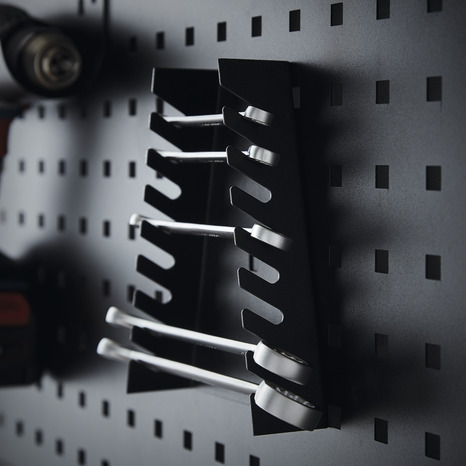 Porte clés - râtelier en acier noir satiné - MAGNUSSON - Brico Dépôt