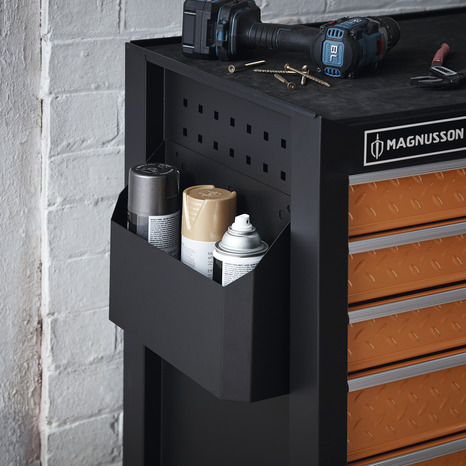 Support mural en acier pour bombes aérosols - MAGNUSSON - Brico Dépôt