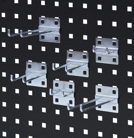 Lot de 6 crochets multiples en acier galvanisé - MAGNUSSON - Brico Dépôt