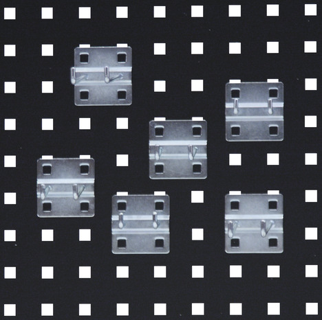 Lot de 6 crochets multiples en acier galvanisé - MAGNUSSON - Brico Dépôt