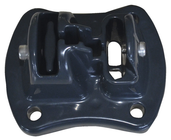 Platine pour grillage rigide gris - Marque BLOOMA - Brico Dépôt