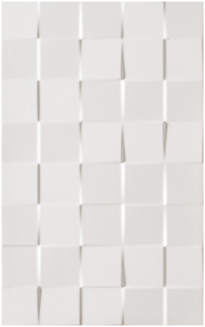 Décor mural "Alexandrina" blanc cassé - l. 25 x L. 40 cm - Brico Dépôt