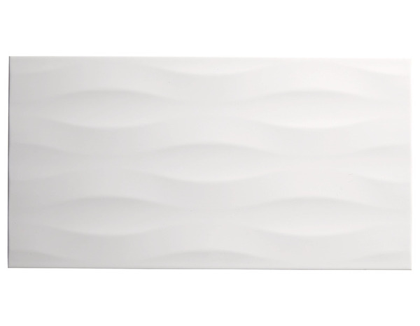 Décor mural "Perouso" blanc - l. 30 x L. 60 cm - GoodHome - Brico Dépôt