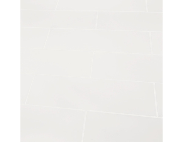 Carrelage mural "Plain" blanc mat - l. 20 x L. 60 cm - GoodHome - Brico Dépôt