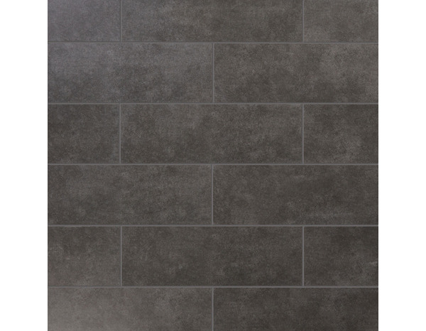 Carrelage mural "Konkrete" gris anthracite - l. 20 x L. 60 cm - GoodHome - Brico Dépôt
