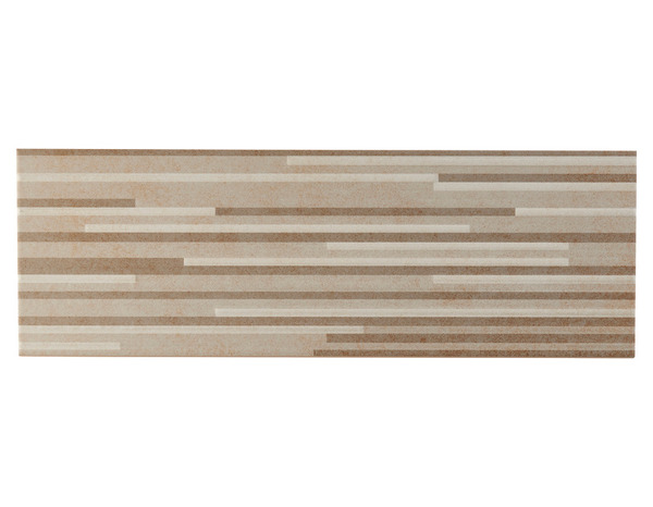 Décor mural "Konkrete" ivoire - l. 20 x L. 60 cm - GoodHome - Brico Dépôt