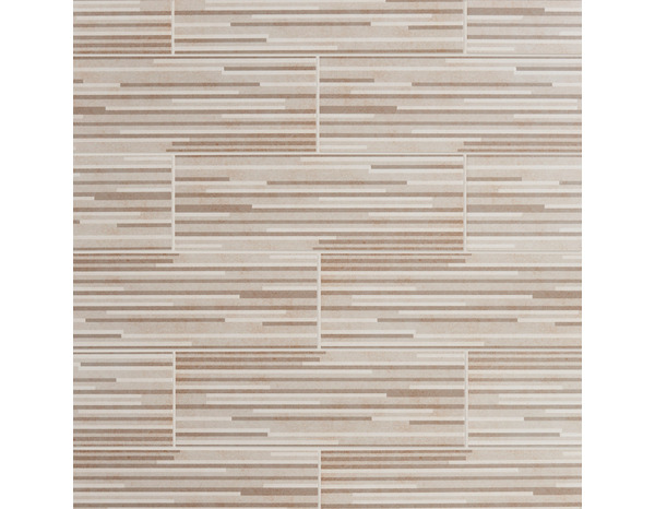 Décor mural "Konkrete" ivoire - l. 20 x L. 60 cm - GoodHome - Brico Dépôt