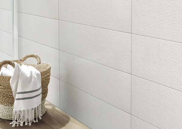 Carrelage mural "Chalky" gris - l. 20 x L. 60 cm - GoodHome - Brico Dépôt