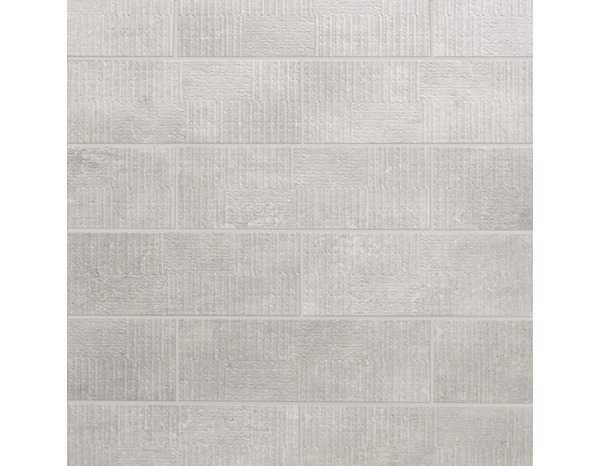 Décor mural "Métal ID" blanc - l. 20 x L. 60  cm - GoodHome - Brico Dépôt