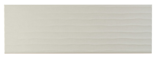 Décor mural "Textile" blanc - l. 20 x L. 60 cm - GoodHome - Brico Dépôt