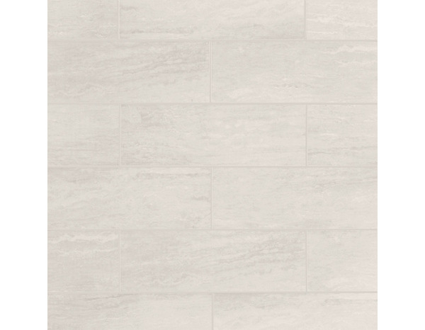 Carrelage mural "Soft travertin" ivoire brillant - l. 20 x L. 60 cm - GoodHome - Brico Dépôt