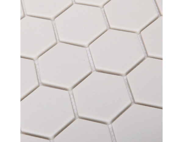 Mosaïque hexagonale "Plain" gris foncé - l. 30 x L. 30 cm - GoodHome - Brico Dépôt