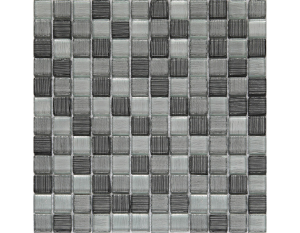 Mosaïque "Faros" mix gris - l. 30 x L. 30 cm - GoodHome - Brico Dépôt