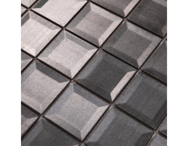 Mosaïque "Manza" noir - l. 30 x L. 30 cm - GoodHome - Brico Dépôt