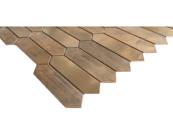 Mosaïque "Enaide" mix cuivre - l. 28 x L. 33 cm - GoodHome - Brico Dépôt