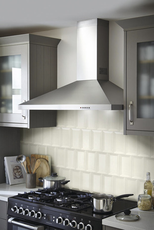 Carrelage mural "Trentie" ivoire - l. 10 x L. 20 cm - GoodHome - Brico Dépôt