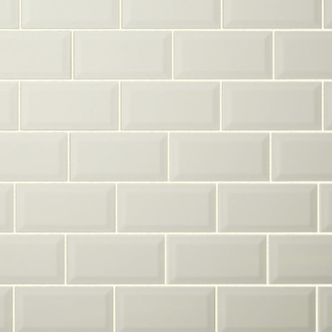 Carrelage mural "Trentie" ivoire - l. 10 x L. 20 cm - GoodHome - Brico Dépôt