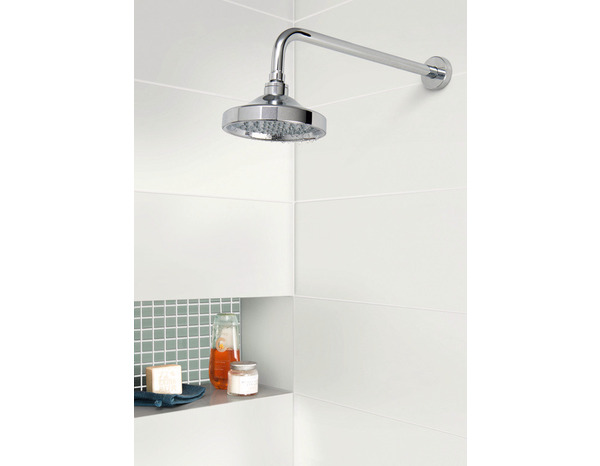 Carrelage mural "Plain" blanc mat - l. 20 x L. 60 cm - GoodHome - Brico Dépôt