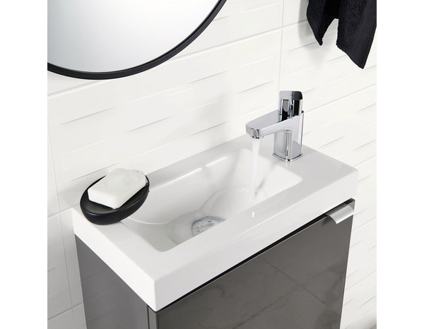 Décor mural "Brindisie" blanc - l. 20 x L. 60 cm - GoodHome - Brico Dépôt