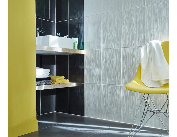 Carrelage mural "Salerna" blanc - l. 25 x L. 40 cm - Brico Dépôt