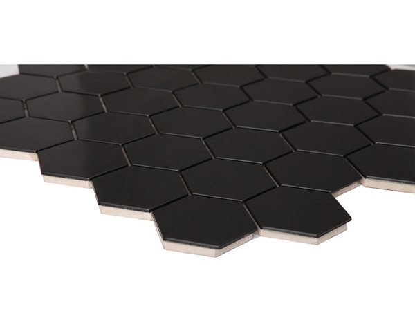 Mosaïque "Albena" noir - l. 30 x L. 30 cm - GoodHome - Brico Dépôt