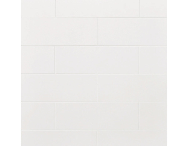 Carrelage mural "Plain" blanc brillant - l. 20 x L. 60 cm - GoodHome - Brico Dépôt