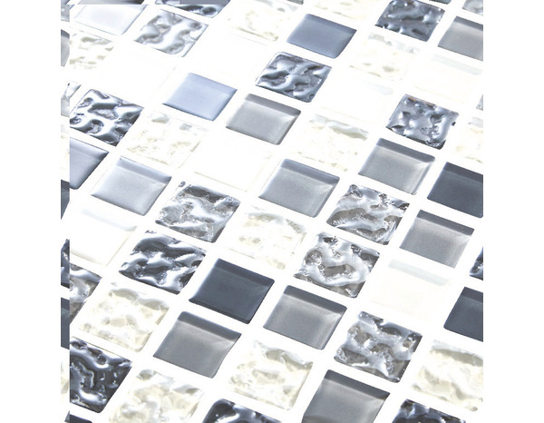 Mosaïque "Calabria" mix gris - l. 30 x L. 30 cm - Colours - Brico Dépôt