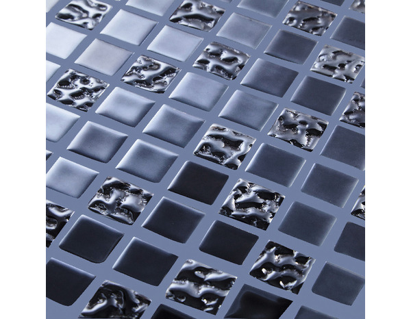 Mosaïque "Flourencia" noir - l. 30 x L. 30 cm - Colours - Brico Dépôt