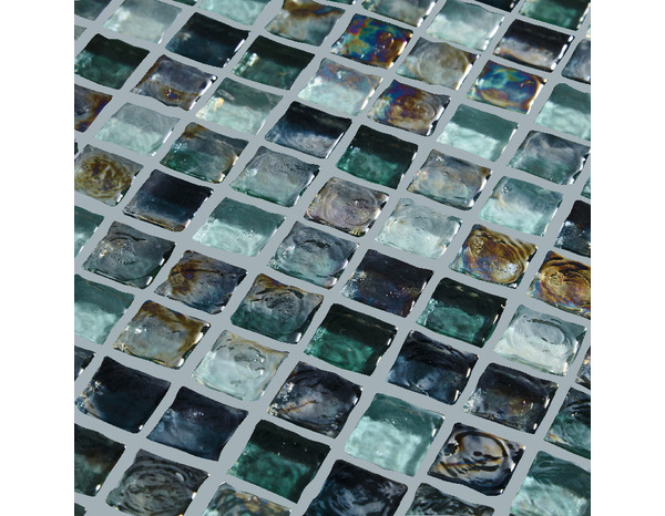 Mosaïque "Bressia" vert - l. 30,6 x L. 30,6 cm - Colours - Brico Dépôt