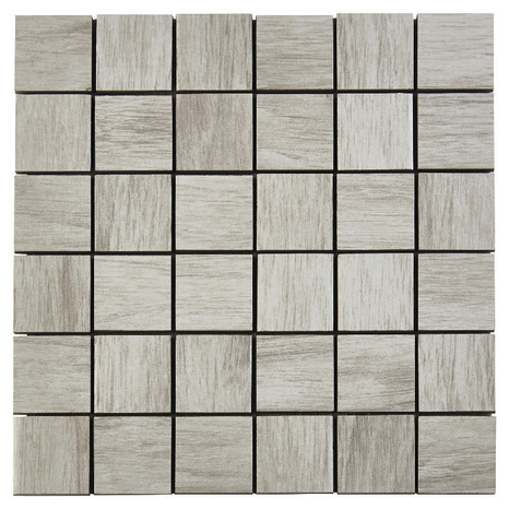 Mosaïque "Wychwood" blanc - l. 30 x L. 30 cm - GoodHome - Brico Dépôt