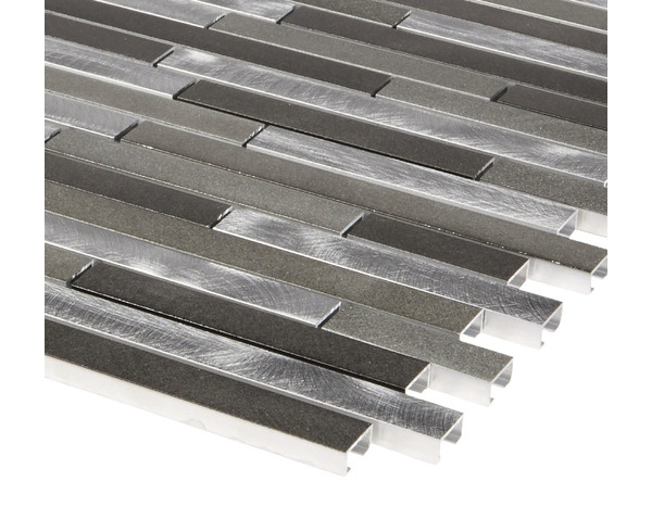 Mosaïque "Naplo" gris - l. 30 x L. 30,4 cm - Colours - Brico Dépôt