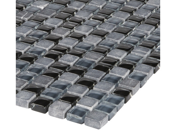 Mosaïque "Barya" noir - l. 30 x L. 30 cm - Colours - Brico Dépôt