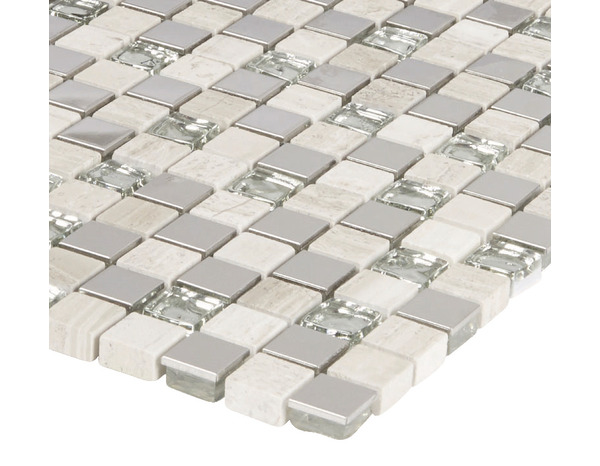 Mosaïque "Mecine" beige - l. 30 x L. 30 cm - Colours - Brico Dépôt