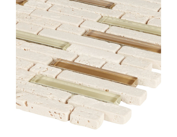 Mosaïque "Cagliari" beige - l. 30 x L. 30 cm - Colours - Brico Dépôt