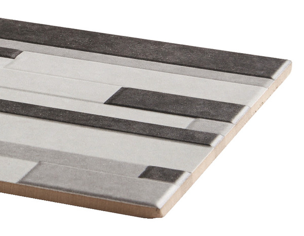 Décor mural "Cimenti" gris - l. 25 x L. 40 cm - Brico Dépôt