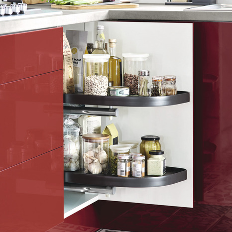 Rangement coulissant gauche space pour meuble bas d'angle 120cm - Cooke and Lewis - Brico Dépôt