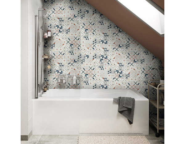 Mosaïque "Hydrolic" muticolore - l. 30 x L. 30 cm - GoodHome - Brico Dépôt