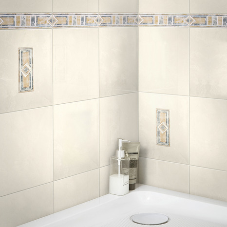 Carrelage mural "Marbly" beige - l. 20 x L. 25 cm - Brico Dépôt